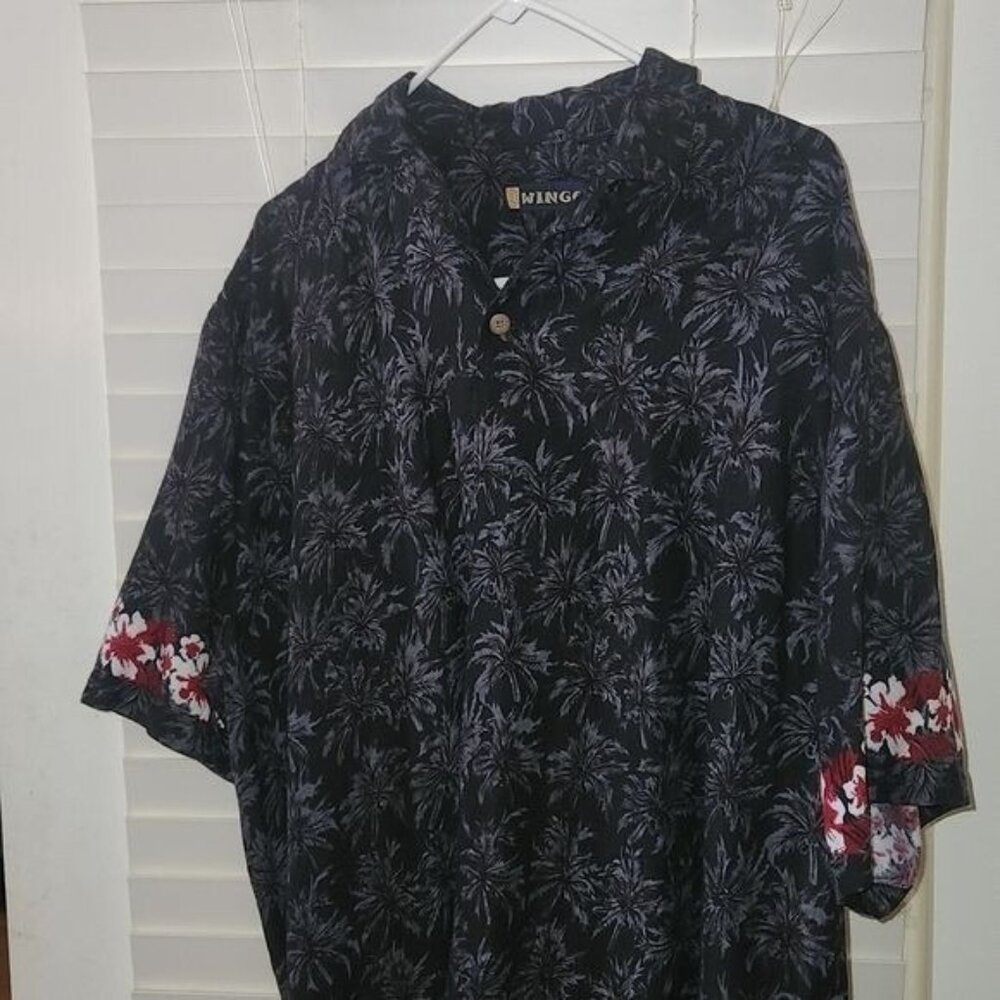 WINGO button down short sleeve surfer shirt 2XL preowned